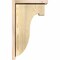 Ekena Millwork Del Monte Rough Sawn Corbel w/Backplate, Douglas Fir, 6"W x 12"D x 20"H COR06X12X20DEL01RDF - alternate 4